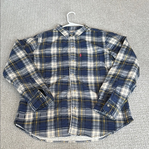 Supreme Flannel Sherpa Shirt - Picture 1 of 1